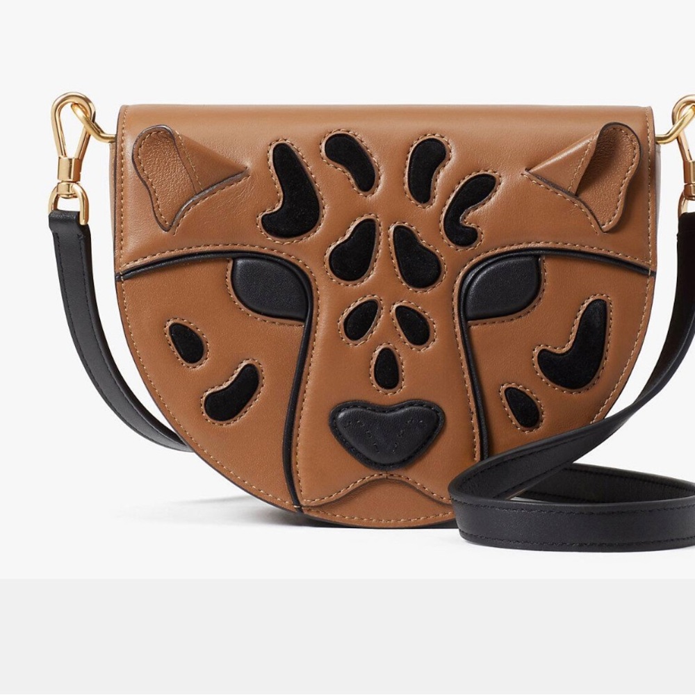 Kate Spade Lucy Smooth Leather 3D Leopard
